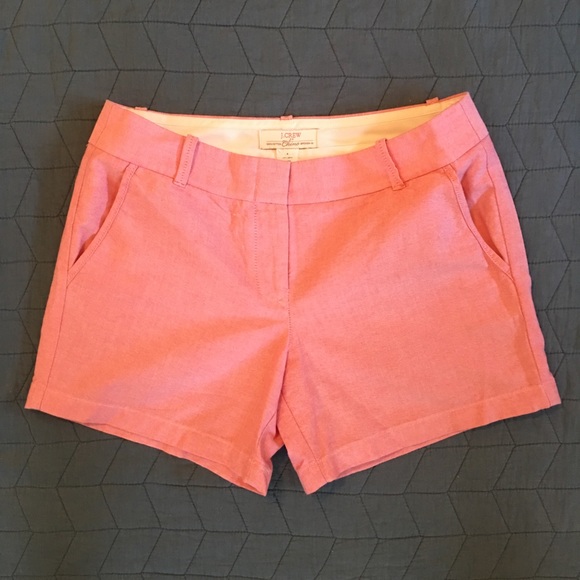 J. Crew Pink Chino Shorts