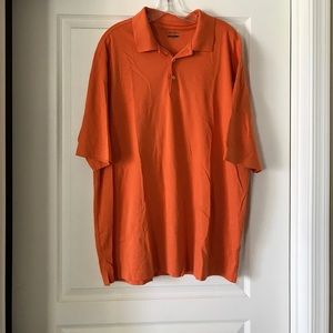 Walter Hagen Hydro-dri orange golf shirt