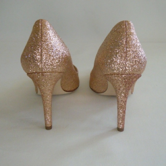 ❤️ HP NWT J. Crew Gold Glitter Cap Toe Pumps❤️ - Picture 6 of 7