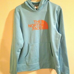 Northface sweatshirt - light blue, men's size M