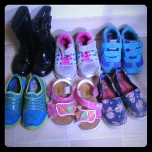 Girls toddler shoe lot