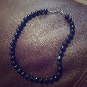 Black agate necklace