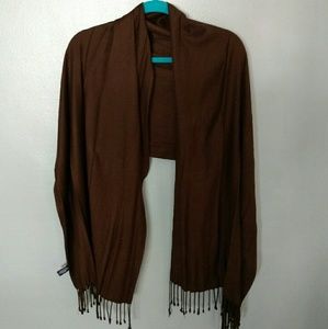 Chocolate brown wrap/scarf
