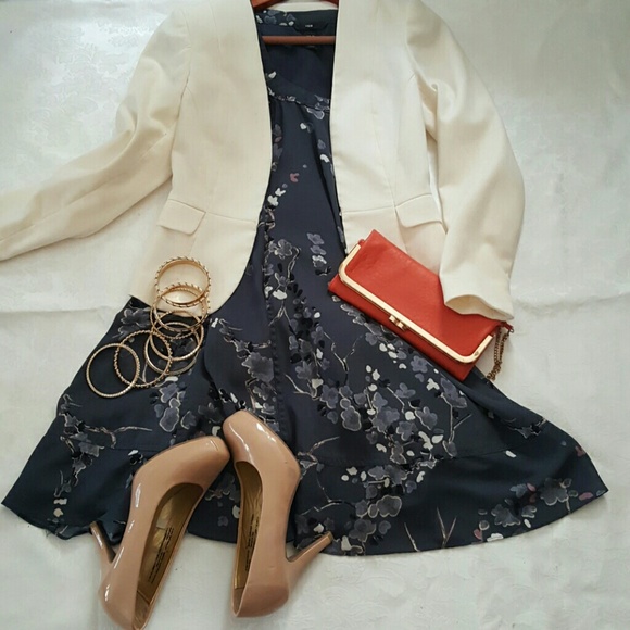 Floral Print A-line Dress