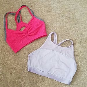 Athleta sports bra Duet size Large
