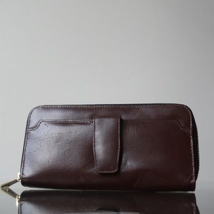 Post Brown Leather Wallet
