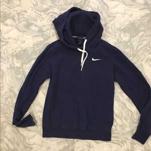navy blue Nike hoodie