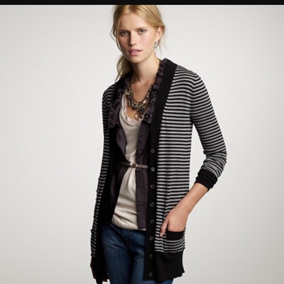J. Crew Sweaters - New Listing! J.Crew Graphic Stripe Cardigan