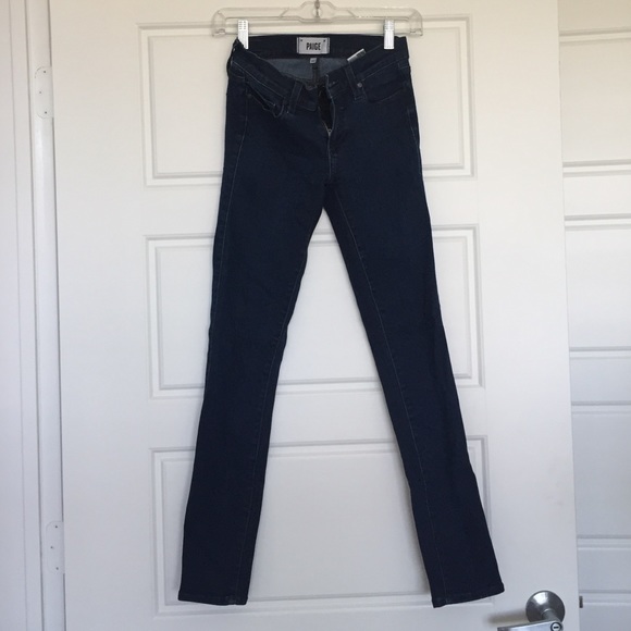 Dark wash skinny jeans