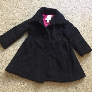 Fleece peacoat
