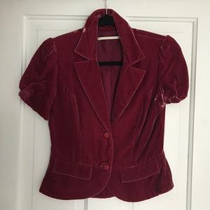 Velvet blazer - 12th Street by Cynthia Vincent