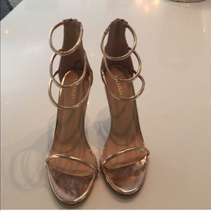 Liliana Rose Gold Heels