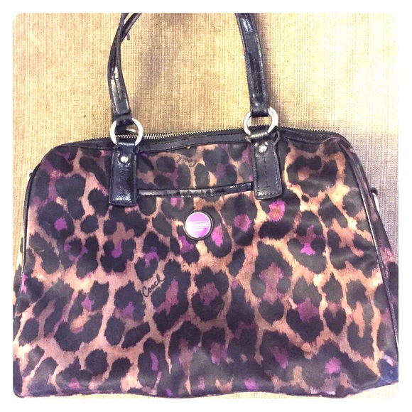 Silk coach bag