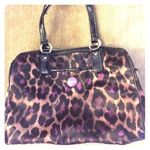 Silk coach bag