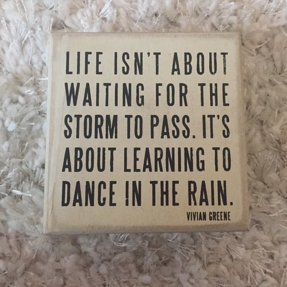 Wooden sign