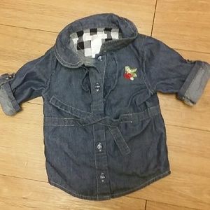 Janie & Jack Chambray tunic dress