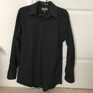 Van Heiden black long sleeve shirt