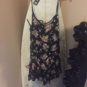 Brandy Melville floral backless dress