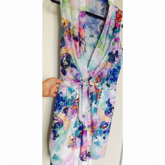 Amanda Uprichard Other - Amanda U size large colorful romper