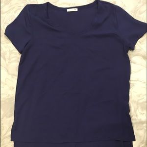 navy blue blouse top