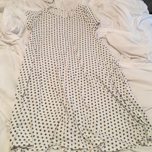 polka dot midi swing dress!