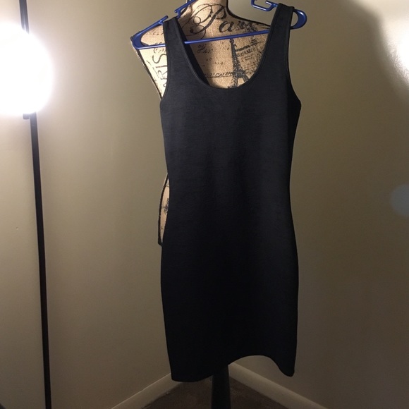 Black tight dress