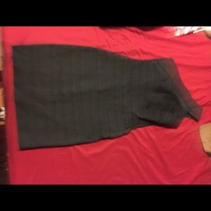 One shoulder black dress