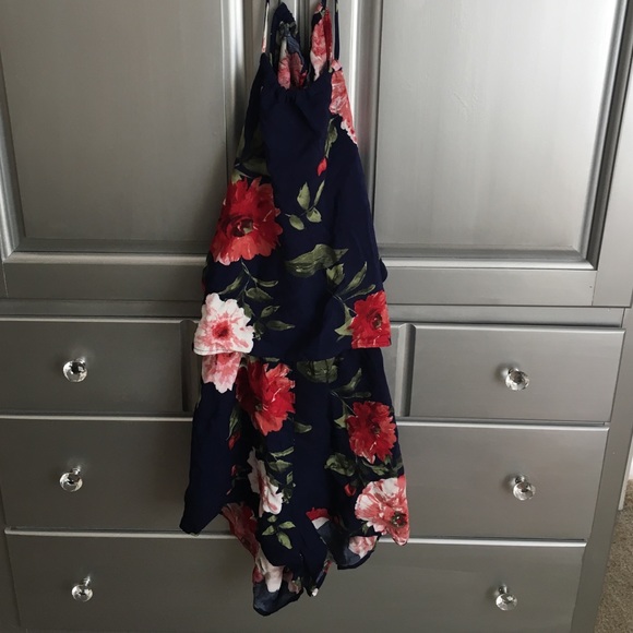 Forever 21 open back romper!