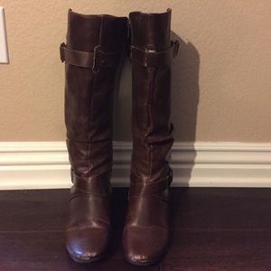 brown boots with buckles from Cathy Jean
