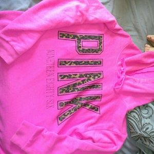 VS pink hoodie