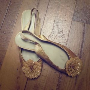 Nine West sling back flats