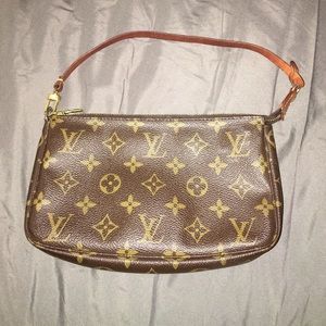 Authentic Louis Vuitton Monogram Wristlet