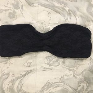 black Lacey Victoria secret pink bandeau bra