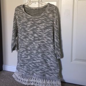 Long Lace Sweater