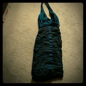 Dress Nicole Miller Collection deep teal