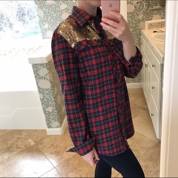 NWT Soft and Warm Sequin Flannel - Picture 4 of 4