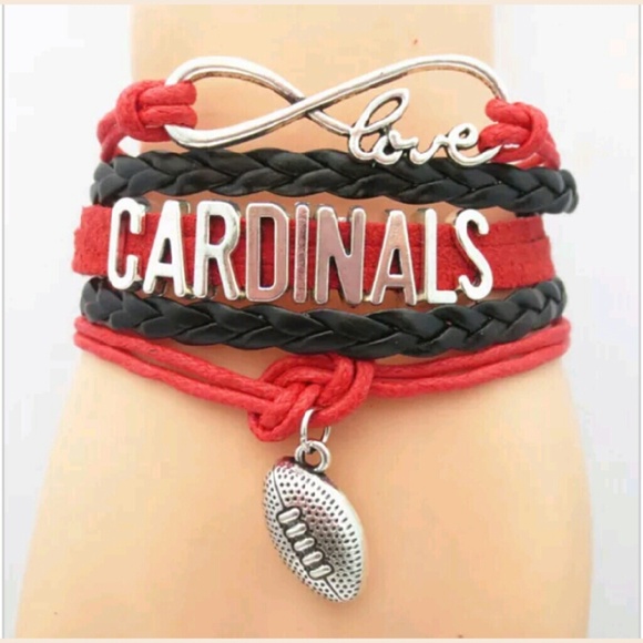 NFL Cardinals infinity bracelet