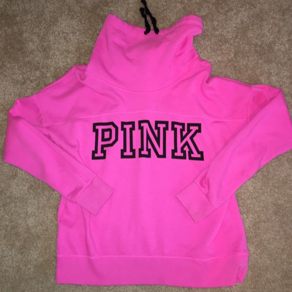 Brand New Victoria's Secret PINK Cowlneck Hoodie