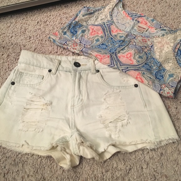 Ripped shorts