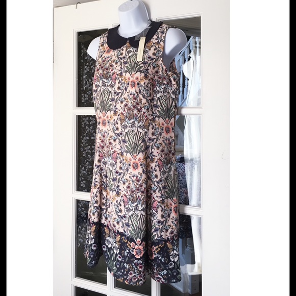 LC Lauren Conrad Sz 6 A-Line Print Dress NWT - Picture 3 of 4