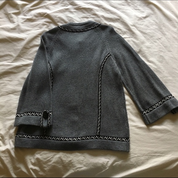 Coldwater Creek Grey Cardigan Size M - Picture 2 of 3