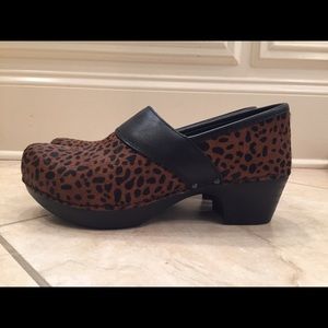 Dansko Prima Calf-hair Clogs