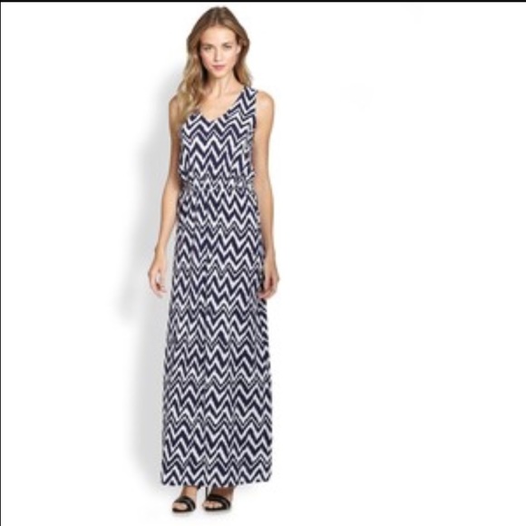 lilly pulitzer navy maxi dress