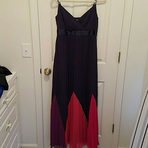 Long, colorful vibrant dress