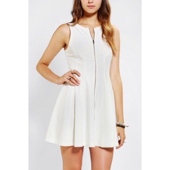 Sparkle & Fade Zip Front Skater Dress