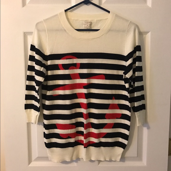 J. Crew Factory nautical sweater