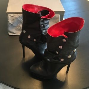 Alexander McQueen leather boots