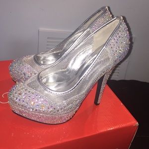 Iridescent prom/formal heels!
