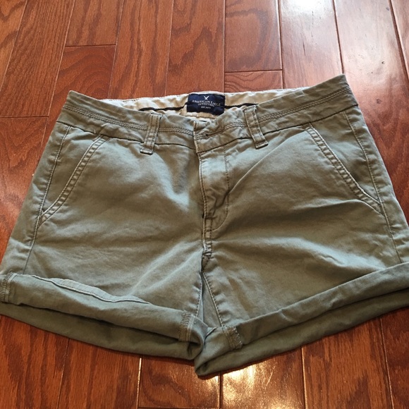 American eagle midi shorts