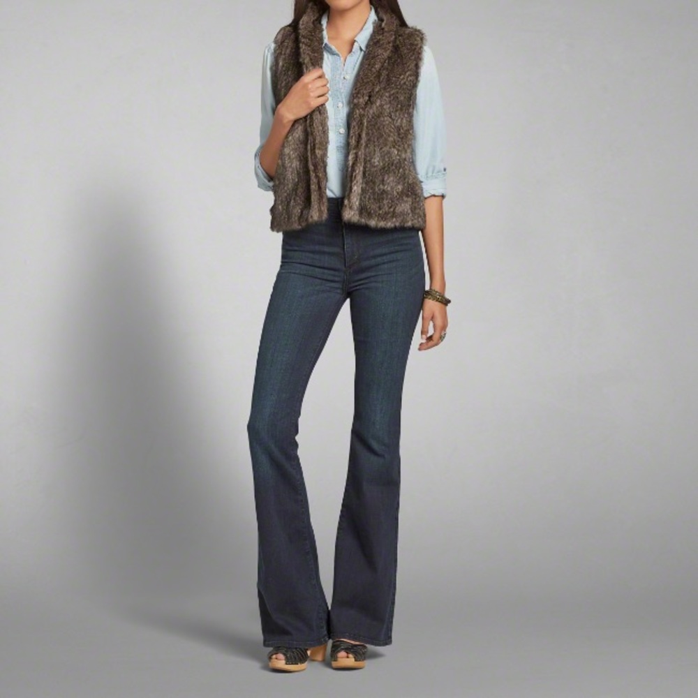 Abercrombie Faux Fur Vest
